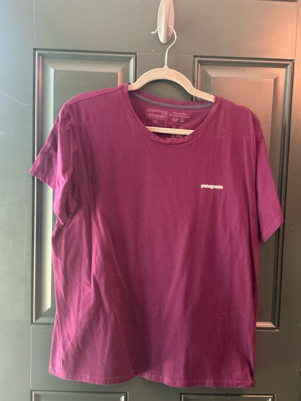 Patagonia women’s Short-Sleeve Crew Tee — Plum